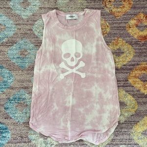 SOUL CYCLE PINK TIE DYE TANK